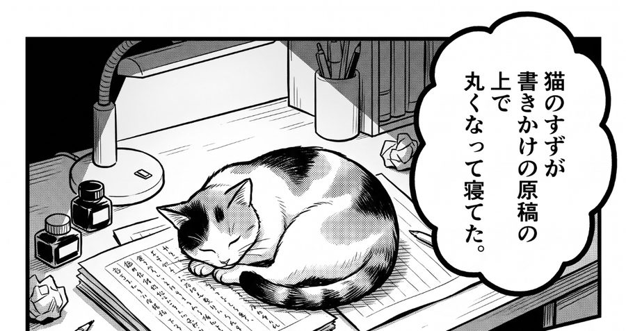 書いたのは日記。出てくるのは、まんが。