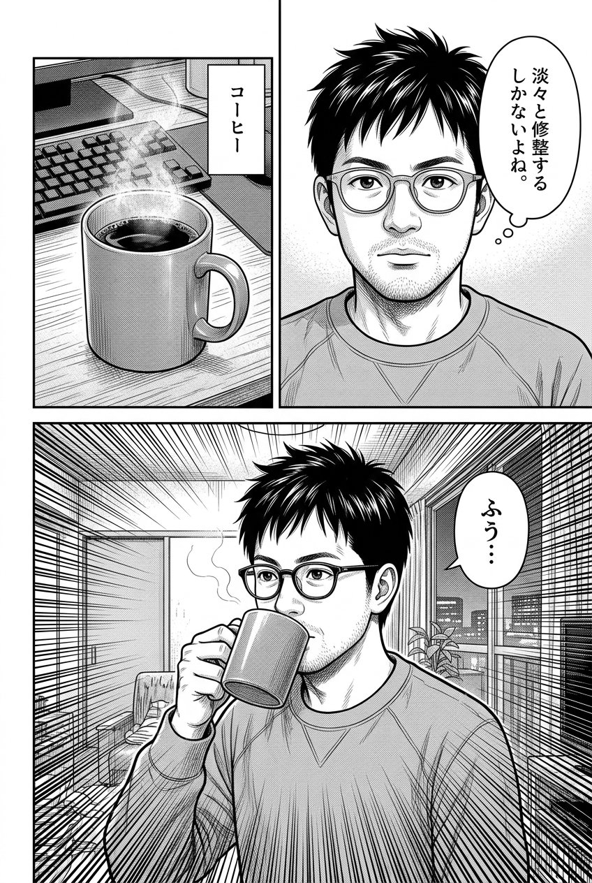 修整作業 3ページ目